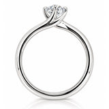 LeGassick Certified GIA Diamond Solitaire Engagement Ring in 18ct White Gold