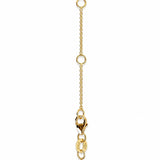 Diamond Station Necklace in 18ct Yellow & White Gold