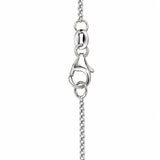 0.98ct Diamond Cross Pendant in 18ct White Gold