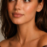 Citrine & Diamond Pendant in Yellow Gold (chain sold separately)
