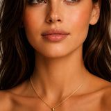 Opal & Diamond Pendant set in Yellow Gold