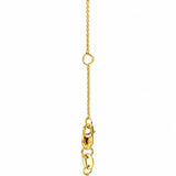 Zambian Emerald & Diamond Pendant with chain in 18ct Yellow Gold