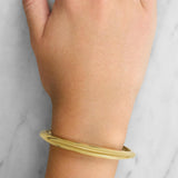 9ct Yellow Gold Cuff Style Bangle