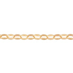 Solid Oval 19cm Belcher Bracelet in 18ct Yellow Gold