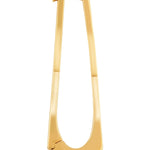 Diamond Long Squared Drop Earrings in 18ct Yellow Italian Gold at LeGassick.
