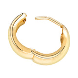 7.5mm Wide Plain Huggie Earrings In 9 Carat Yellow Gold available from LeGassick Fine Jewellery, Gold Coast, Australia. Showrooms at Pacific Fair and Runaway Bay Centre.