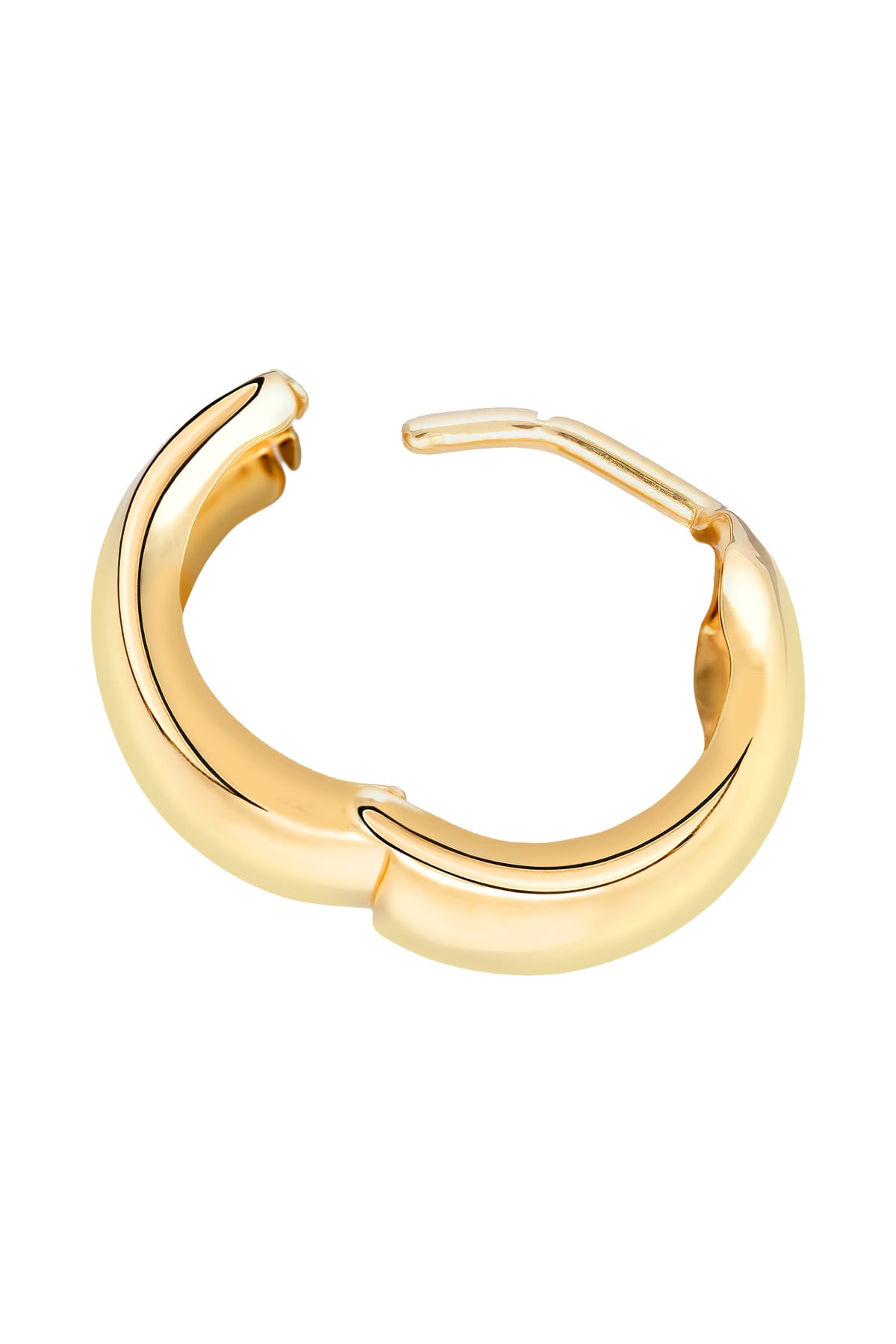 7.5mm Wide Plain Huggie Earrings In 9 Carat Yellow Gold available from LeGassick Fine Jewellery, Gold Coast, Australia. Showrooms at Pacific Fair and Runaway Bay Centre.