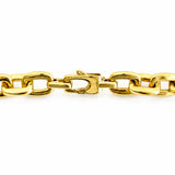 Large Square Link Neck Chain in 9ct Yellow Gold