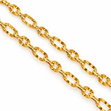 Italian Yellow Gold Super Star Link Chain