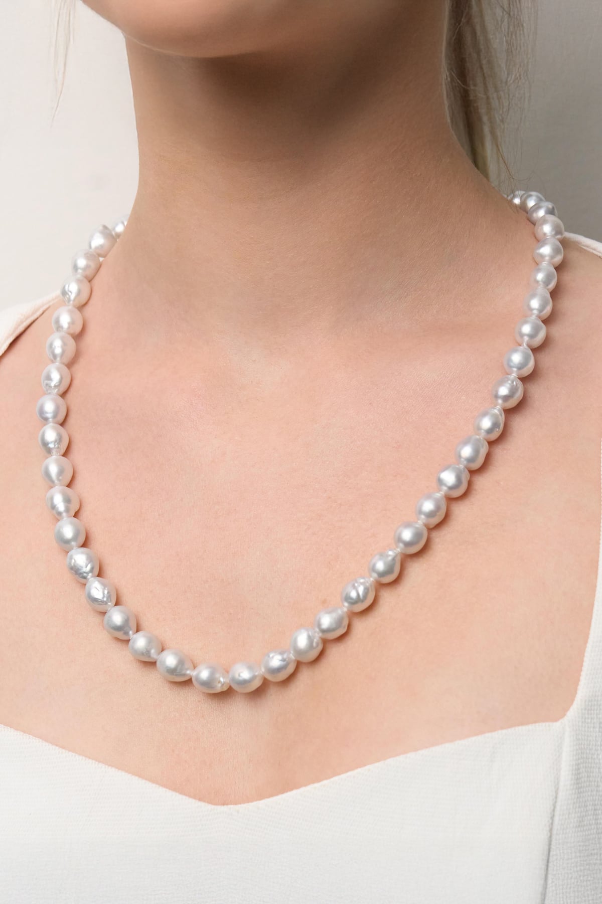 58cm Baroque South Sea Pearl Necklet available from LeGassick Jewellery, Gold Coast, Australia. Showrooms at Pacific Fair and Runaway Bay Centre.