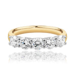 Felicity… 18ct Two-Tone 1.50 Carat Lab-Grown Diamond Set Ring from The Madison Collection.