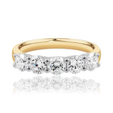 Felicity… 18ct Two-Tone 1.50 Carat Lab-Grown Diamond Set Ring from The Madison Collection.