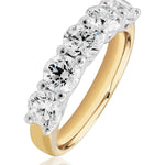 Sienna… 2.50 Carat Lab-Grown Diamond Set Ring In Two-Tone 18ct Gold from The Madison Collection.