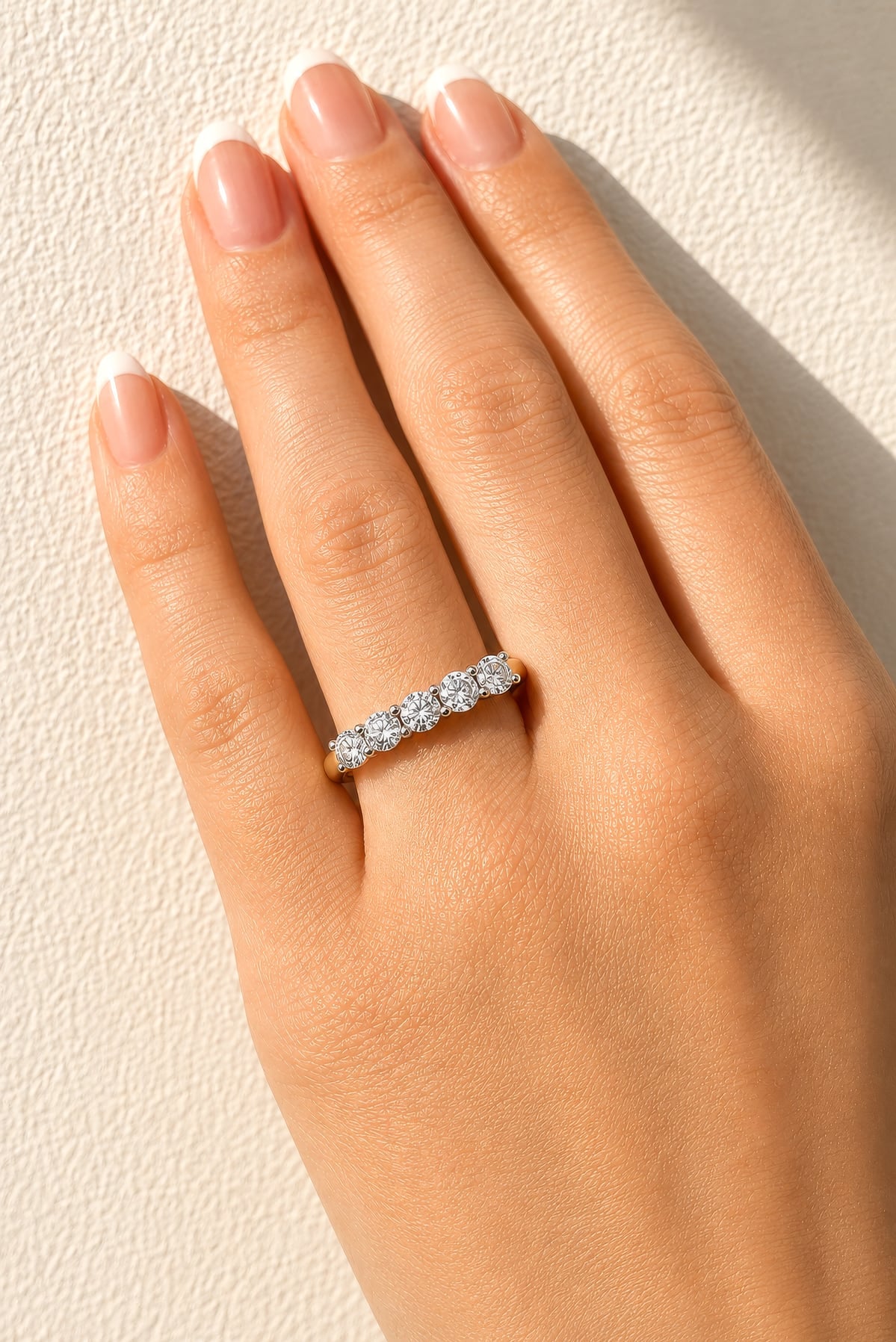 Sienna… 2.50 Carat Lab-Grown Diamond Set Ring In Two-Tone 18ct Gold from The Madison Collection.