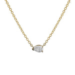 Lana… 0.30ct Lab Diamond Pear Pendant With 9ct Gold Chain from The Madison Collection.