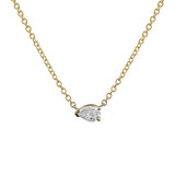 Lana… 0.30ct Lab Diamond Pear Pendant With 9ct Gold Chain from The Madison Collection.