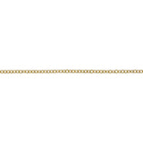 Gold chain on a white background