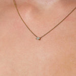 Lucy… 0.25ct Oval Lab Diamond Pendant With 9ct Gold Chain from The Madison Collection.