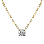 Gigi… 0.50ct Round Lab Diamond Pendant With 9ct Yellow Gold Chain from The Madison Collection.