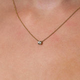 Gigi… 0.50ct Round Lab Diamond Pendant With 9ct Yellow Gold Chain from The Madison Collection.