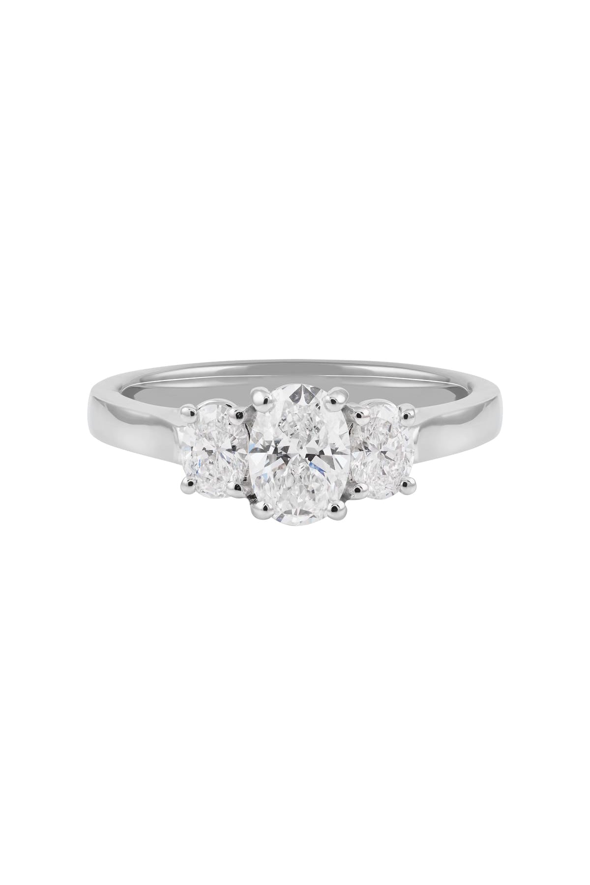 1.00ct Oval Diamond Ring set in 18ct White Gold available at LeGassick Diamonds and Jewellery Gold Coast, Australia.