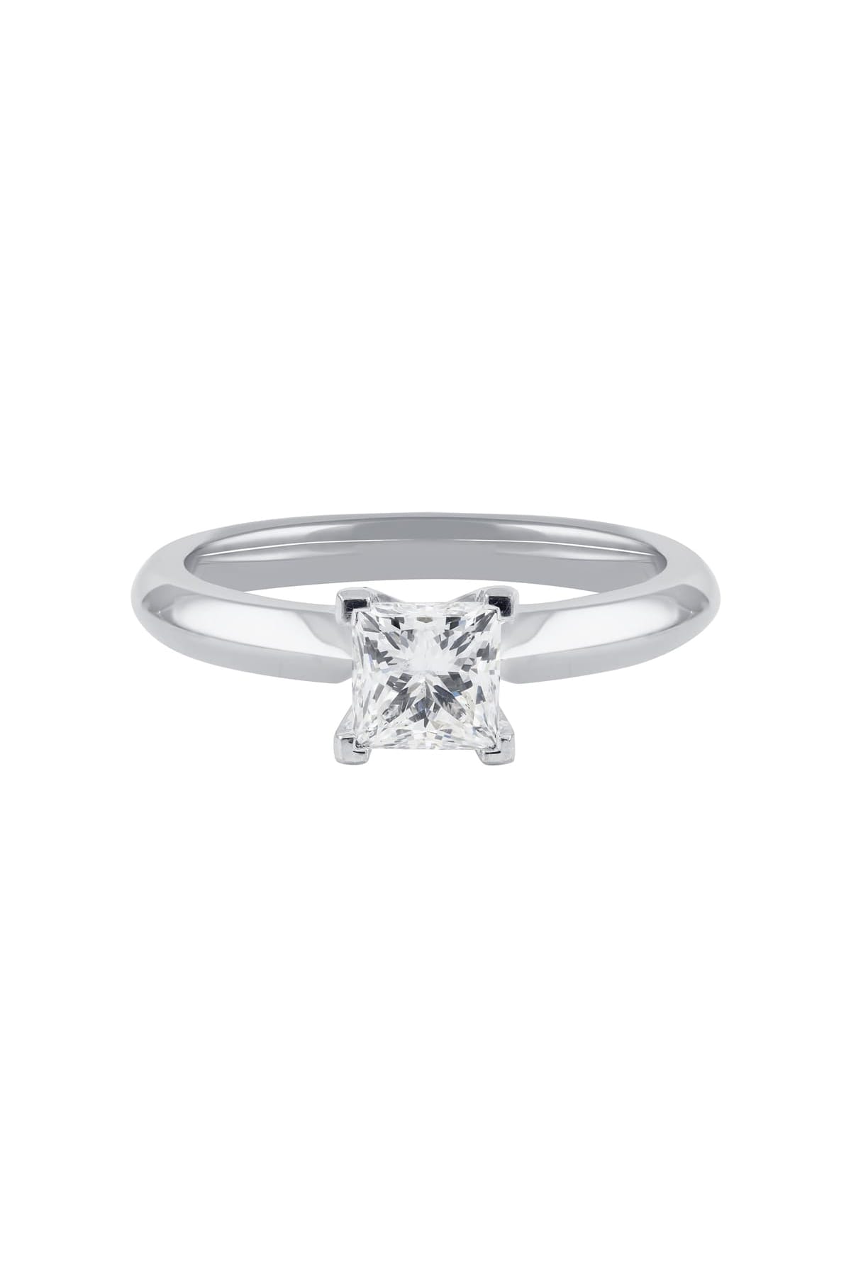 1.00ct Princess Cut Diamond Engagement Ring set in 18ct White Gold available at LeGassick Diamonds and Jewellery Gold Coast, Australia.