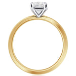 1 Carat Cushion Cut Diamond Solitaire Engagement Ring in 18k Gold from LeGassick Jewellery Gold Coast, Australia.