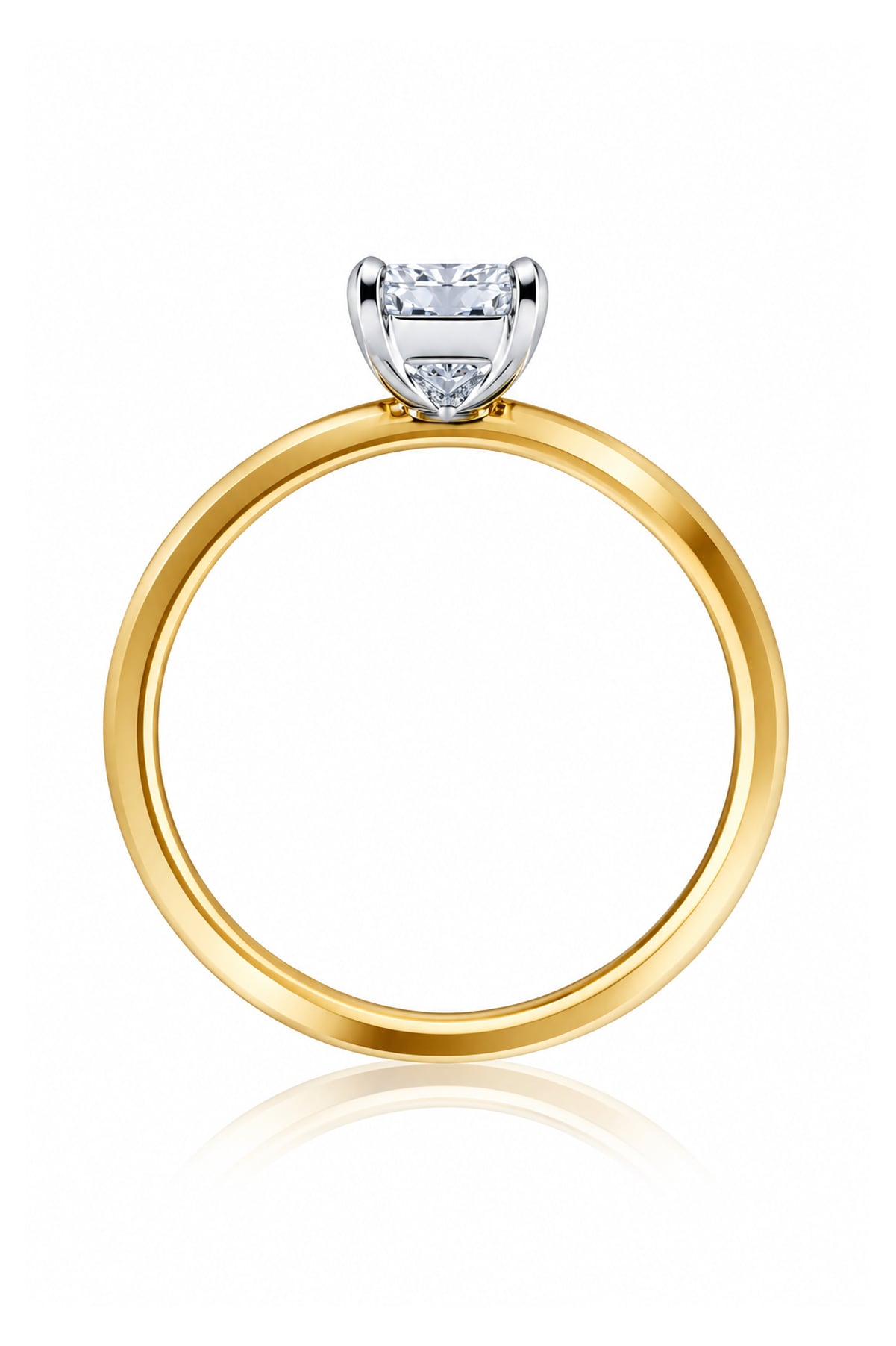 1 Carat Radiant Cut Diamond Solitaire Engagement Ring in 18k Gold from LeGassick Jewellery Gold Coast, Australia.