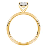 1.30 Carat Radiant Cut Diamond Set Solitaire Ring in 18k Yellow Gold from LeGassick Jewellery Gold Coast, Australia.