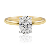 The Jacqueline Ring… 1.5 Carat Oval 4 Claw Solitaire Lab Created Diamond Ring. Part of The Madison Collection and exclusive to LeGassick Jewellery.