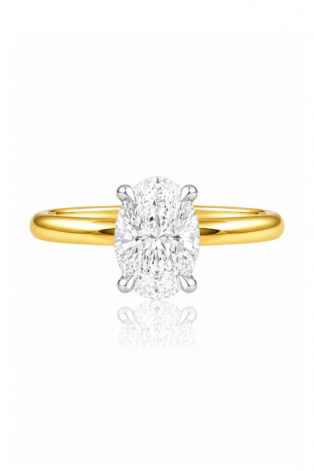 1.50 Carat Oval Diamond Solitaire Engagement Ring in 18k Gold from LeGassick Jewellery Gold Coast, Australia.