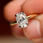 1.50 Carat Oval Diamond Solitaire Engagement Ring in 18k Gold from LeGassick Jewellery Gold Coast, Australia.