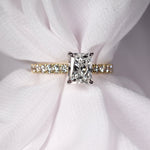 1.50 Carat Radiant Cut Diamond Solitaire Engagement Ring in 18k Gold from LeGassick Jewellery Gold Coast, Australia.