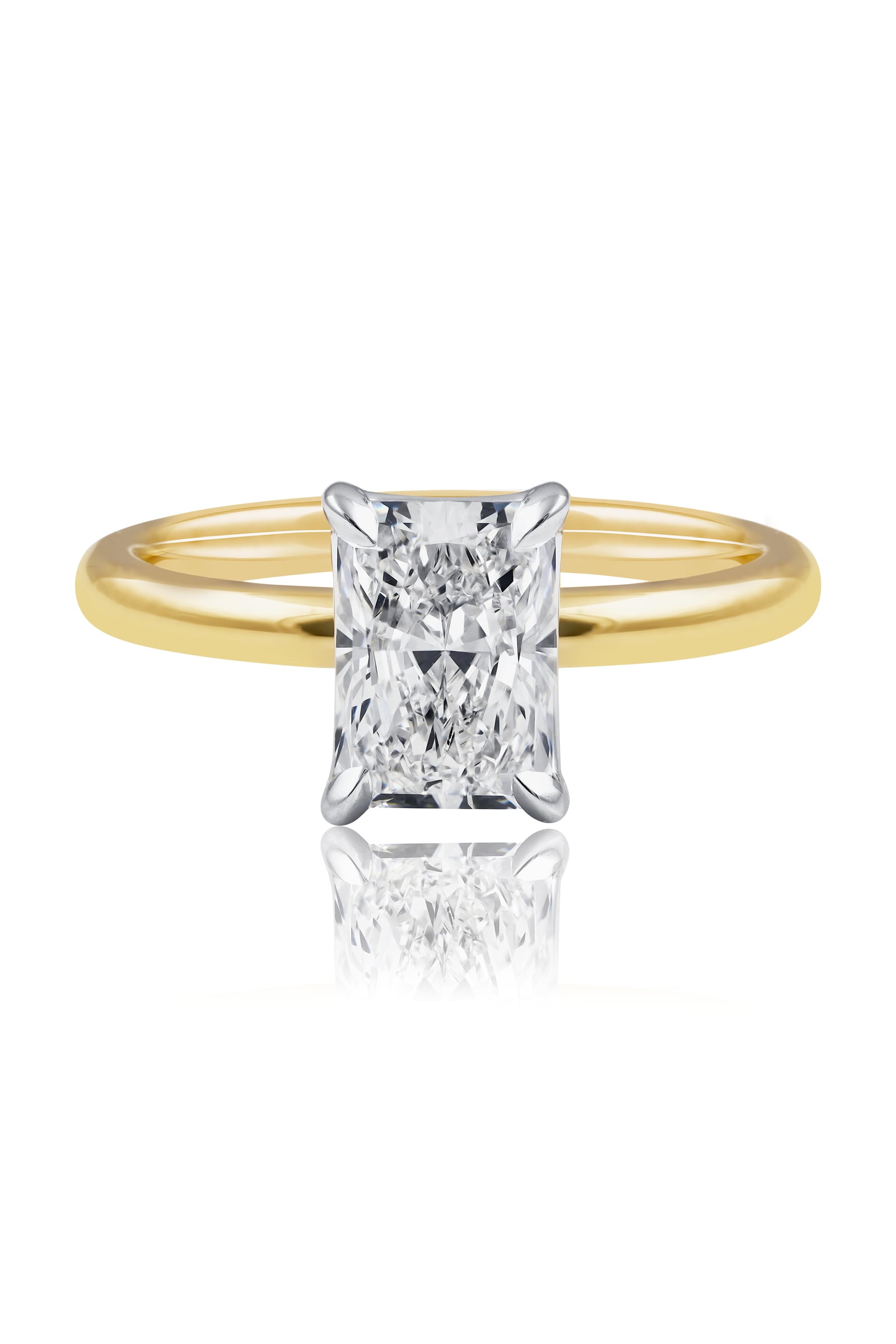 The Vera Ring… 1.50 Carat Radiant Cut Lab Created Diamond Solitaire Ring. Part of The Madison Collection and exclusive to LeGassick Jewellery.