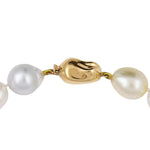 11-14mm High Lustre Multi-Colour South Sea Pearl Strand with 18ct Yellow Gold Baroque Clasp available from LeGassick Fine Jewellery, Gold Coast, Australia. Showrooms at Pacific Fair and Runaway Bay Centre.