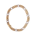 14 Carat Gold 1+3 Curb Exclusive Italian Link Bracelet available at LeGassick Diamonds and Jewellery Gold Coast, Australia.