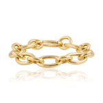 Italian Oval/Round Large Open Link Bracelet  from LeGassick Fine Jewellery, Gold Coast, Australia.