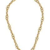 Italian Round Fancy Figaro Style Link Necklace from LeGassick Fine Jewellery, Gold Coast, Australia.