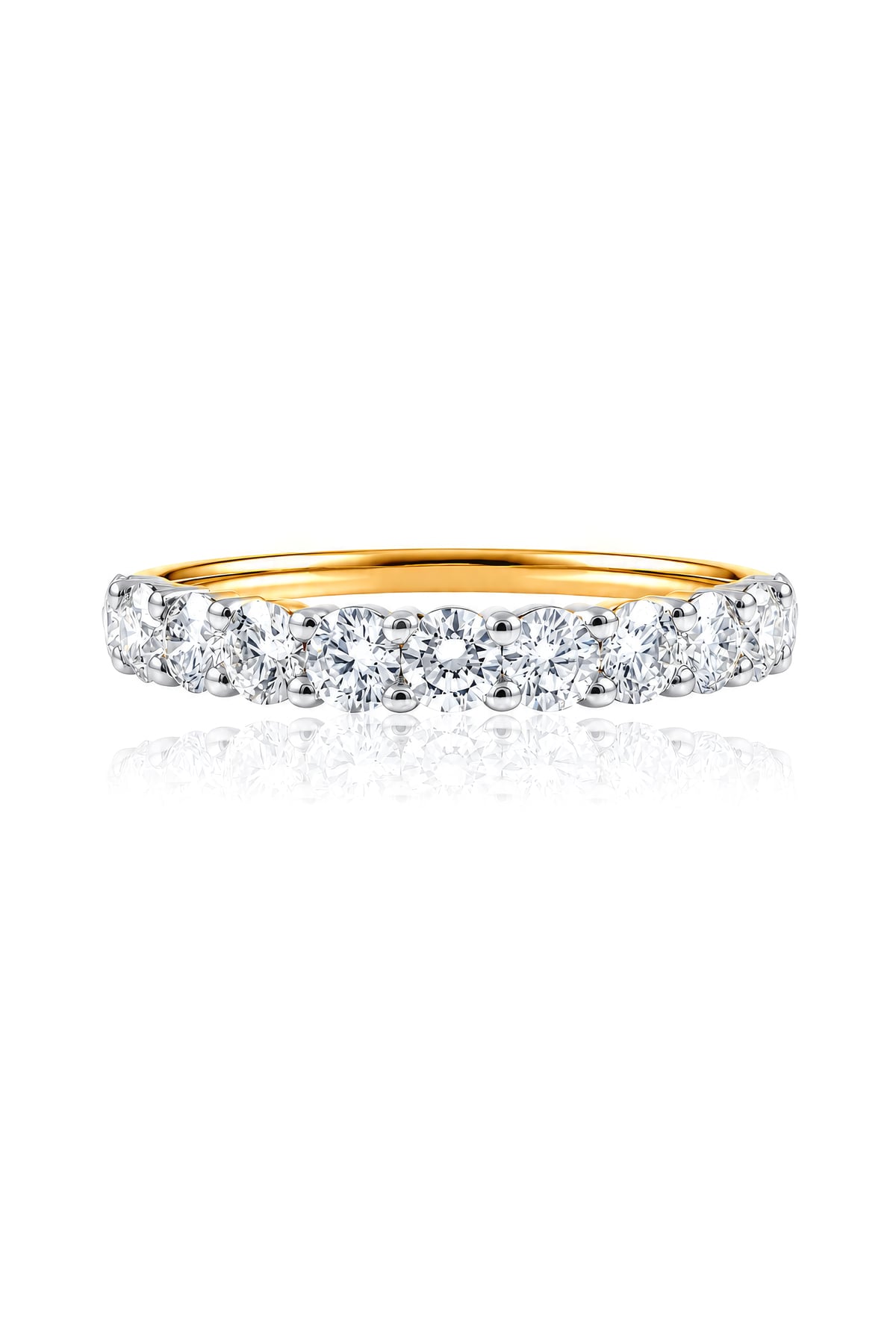 1 Carat Two Tone Diamond Set Ring from LeGassick Jewellery, Gold Coast, Australia.