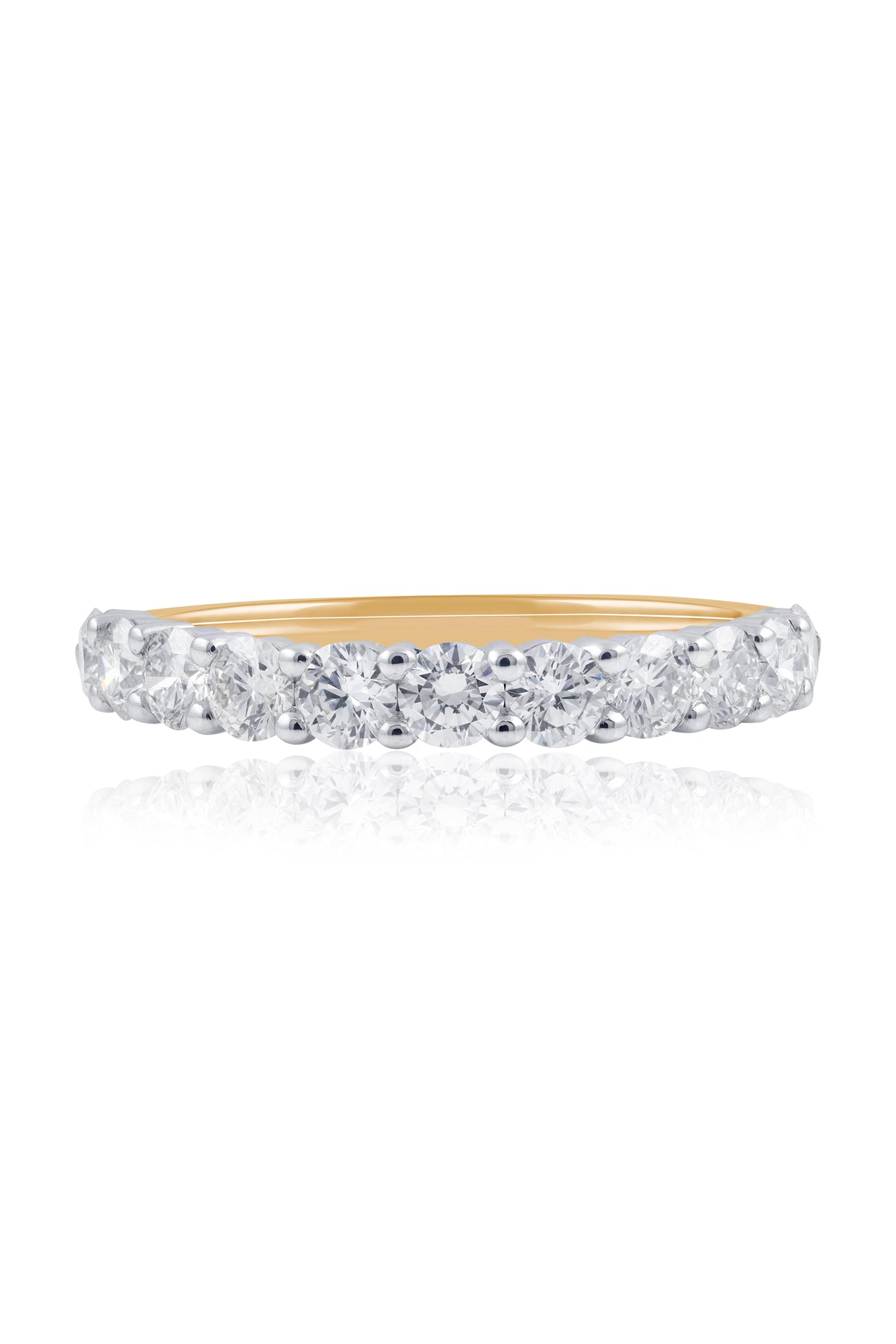 1 Carat Two Tone Diamond Set Ring from LeGassick Jewellery, Gold Coast, Australia.