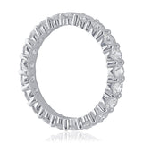18 Carat White Gold Anniversary Full Circle Ring from LeGassick Jewellery, Gold Coast, Australia.