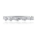 Fancy Diamond Band In 18 Carat White Gold from LeGassick Jewellery, Gold Coast, Australia.