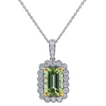 2.36ct Mint Green Tourmaline & Diamond Set Pendant available from LeGassick Fine Jewellery, Gold Coast, Australia. Showrooms at Pacific Fair and Runaway Bay Centre.