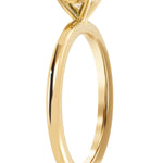 Yellow Gold 0.50ct Oval Cut FSI1 Claw Set Diamond Ring from LeGassick Jewellery, Gold Coast, Australia.