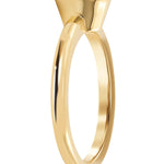 Yellow Gold 0.50ct Oval Cut FSI1 Rubover Set Diamond Ring from LeGassick Jewellery, Gold Coast, Australia.