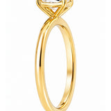 Yellow Gold 0.50ct Radiant Cut FVS1 Claw Set Diamond Ring
