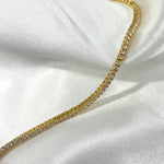 18 Carat Yellow Gold Diamond Set Tennis Bracelet available at LeGassick Diamonds and Jewellery Gold Coast, Australia.