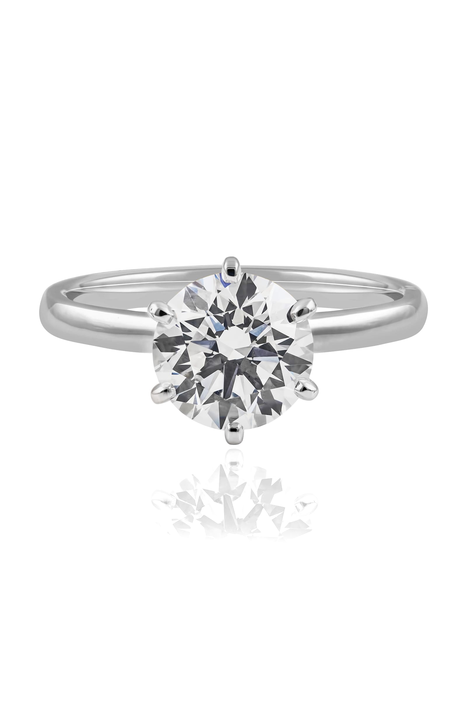 The Grace Ring… 2.00 Carat Round Brilliant Cut Lab Created Diamond Solitaire Ring. Part of The Madison Collection and exclusive to LeGassick Jewellery.