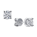 The Lauren Diamond Studs… 2 Carat Lab Created Diamond Stud Earrings In White Gold. Part of The Madison Collection and exclusive to LeGassick Jewellery.