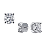 The Lauren Diamond Studs… 2 Carat Lab Created Diamond Stud Earrings In White Gold. Part of The Madison Collection and exclusive to LeGassick Jewellery.